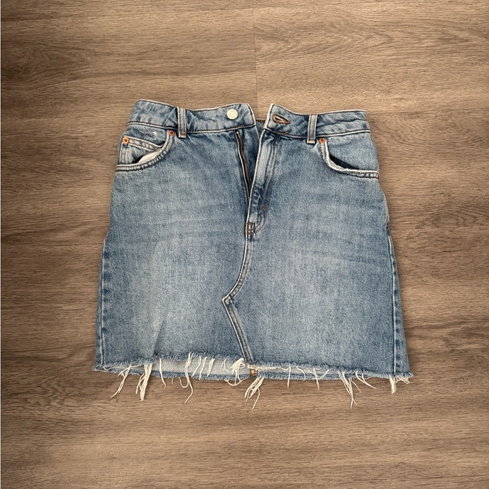 Topshop Denim Skirt